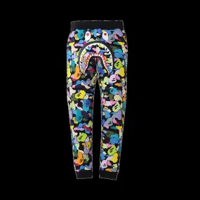 BAPE Mutli Camo Shark Slim Sweatpants