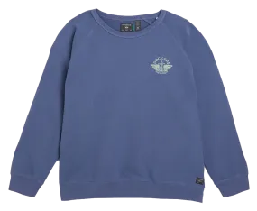 B&T ICON CREWNECK SWEATSHIRT - Sudadera de algodón con cuello redondo en azul