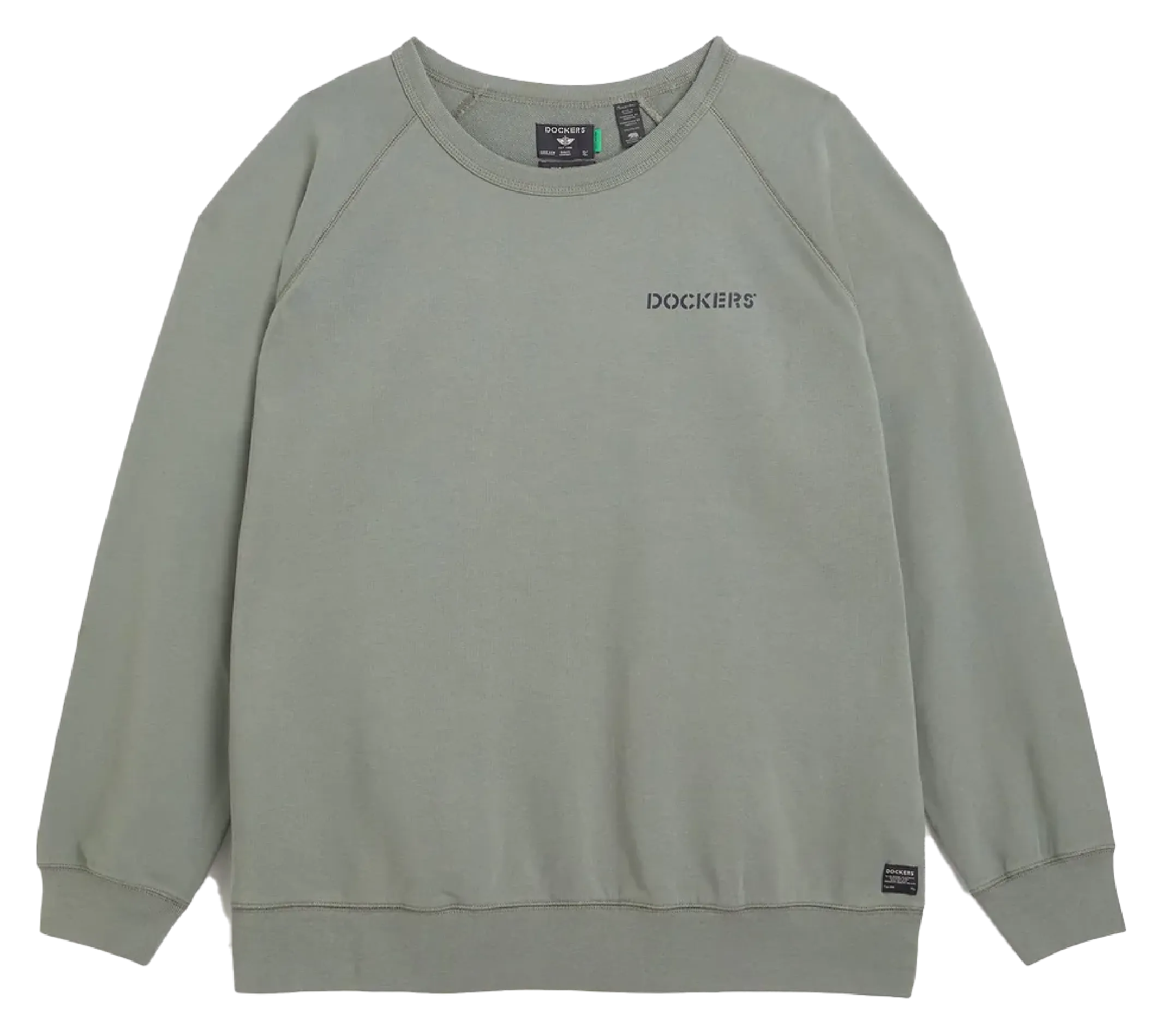 B&T ICON CREWNECK SWEATSHIRT - Sudadera de algodón con cuello redondo en caqui