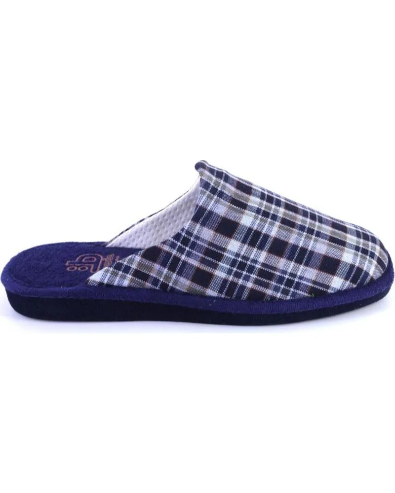 Calzado de casa BEREVERE  de Hombre 3809 ZAPATILLAS DE CASA DE HOMBRE  AZUL MARINO