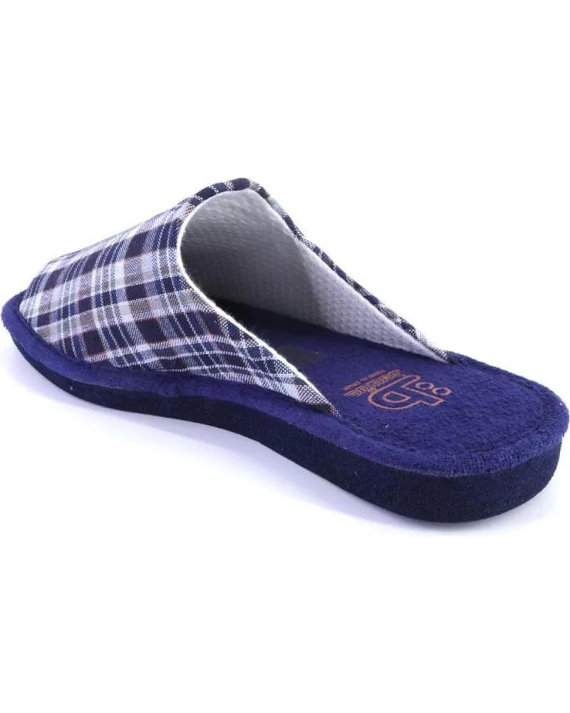 Calzado de casa BEREVERE  de Hombre 3809 ZAPATILLAS DE CASA DE HOMBRE  AZUL MARINO