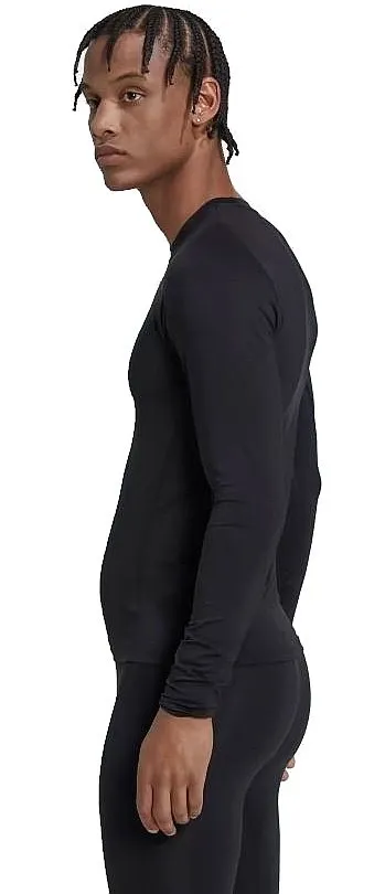 camisa adidas Performance Tech Fit LS - Black - men´s