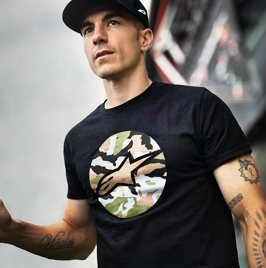 camisa Alpinestars Camo Disk - Black - men´s