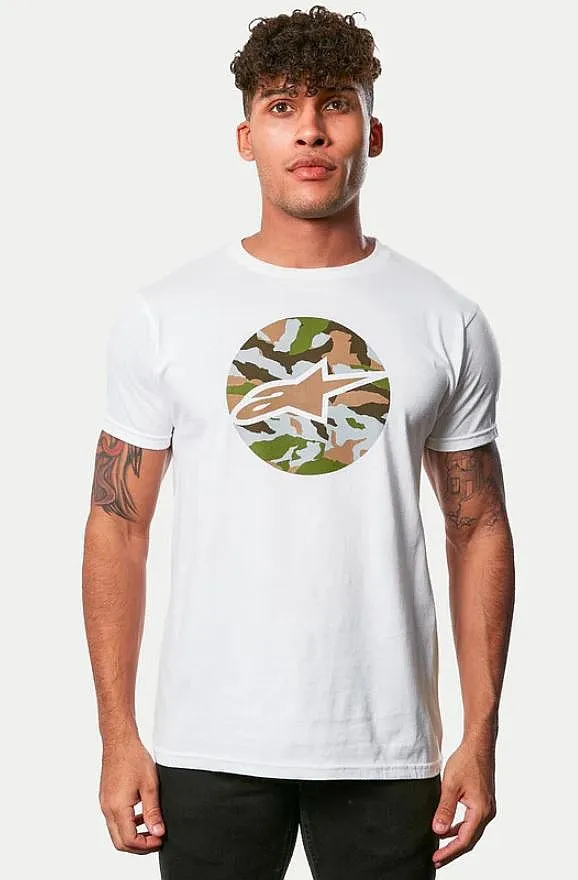 camisa Alpinestars Camo Disk - White - men´s