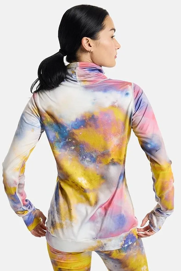 camisa Burton Midweight Long Neck LS - Stout White Voyager - women´s