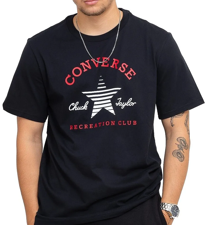 camisa Converse Converse Go-To Rec Club Graphic/10025912 - A02/Converse Black