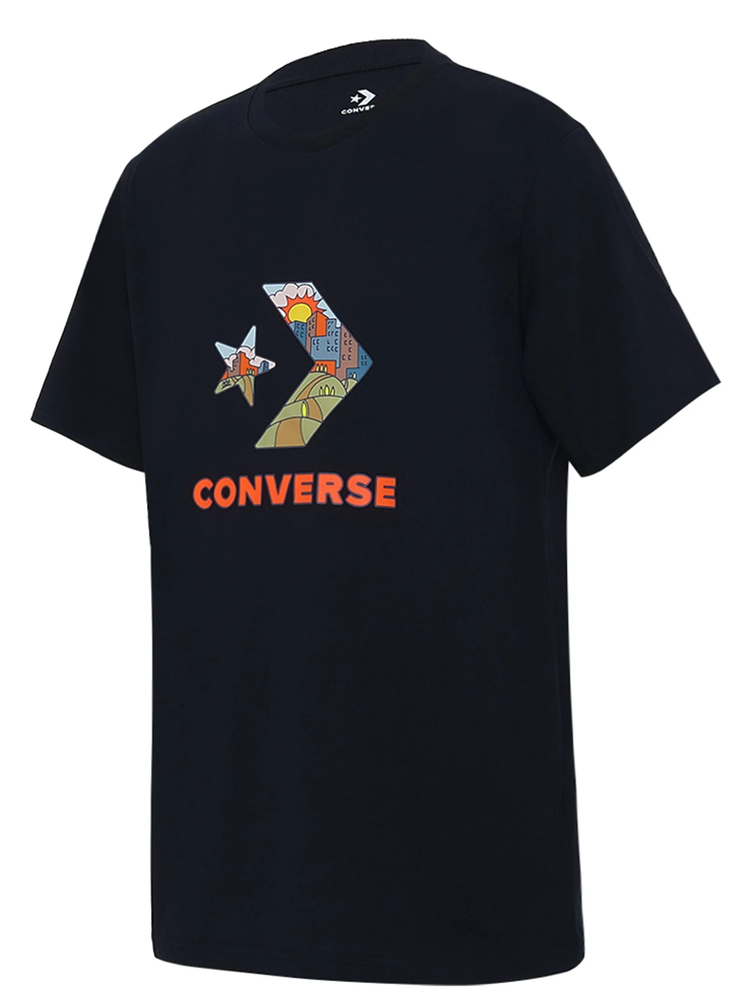 camisa Converse Star Chevron Fill Graphic/10025280 - A01/Converse Black - men´s