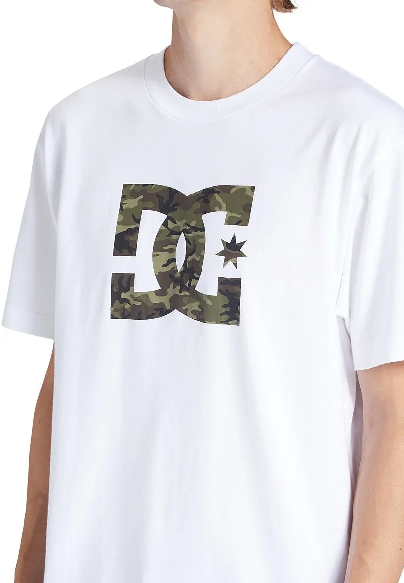 camisa DC Star Fill - XWCG/White/Camo - men´s