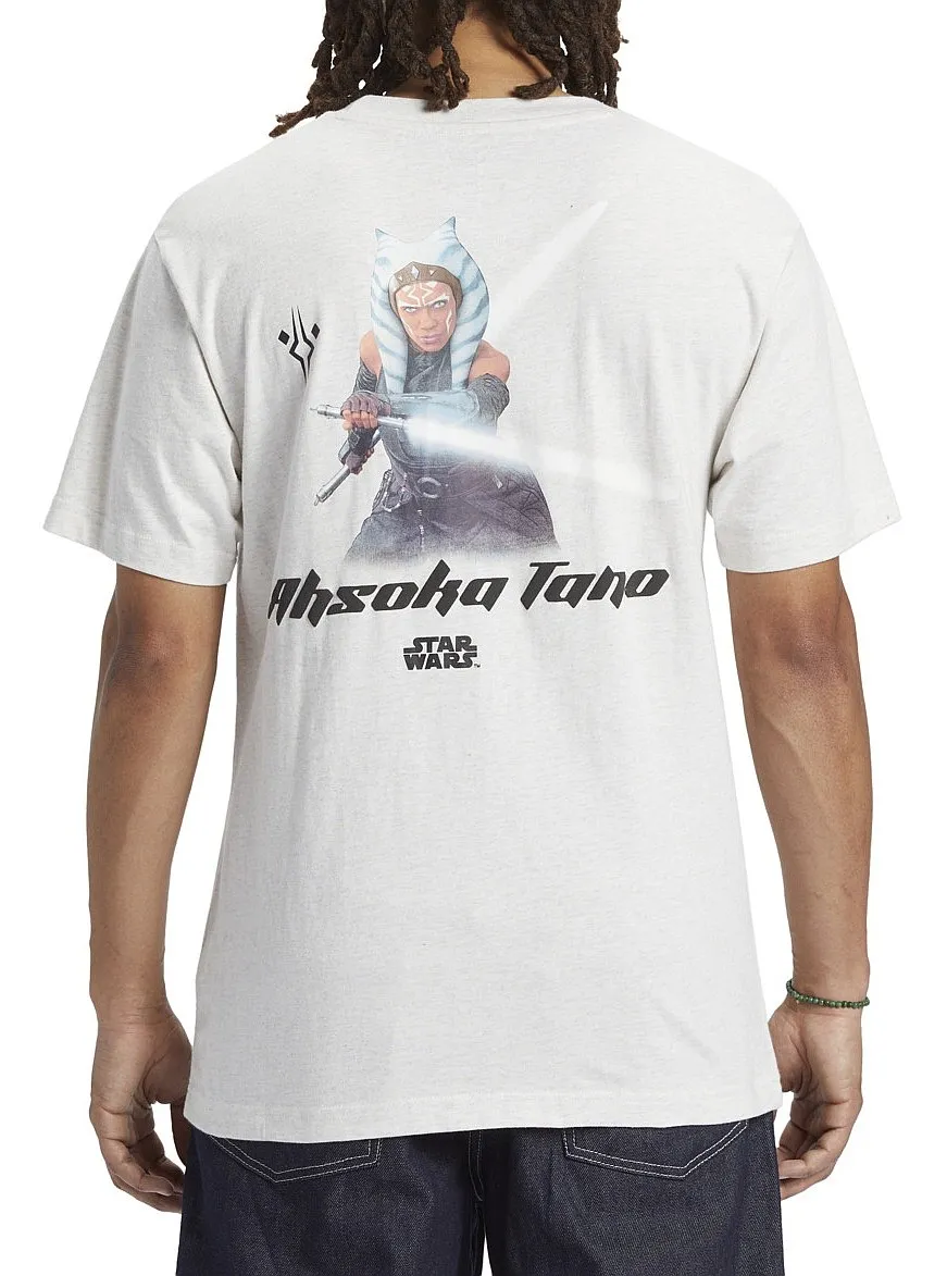 camisa DC Star Wars Ahsoka Tano Hss - SCVW/Snow Heather - men´s