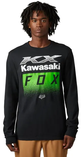 camisa Fox Fox X Kawi Prem LS - Black - men´s