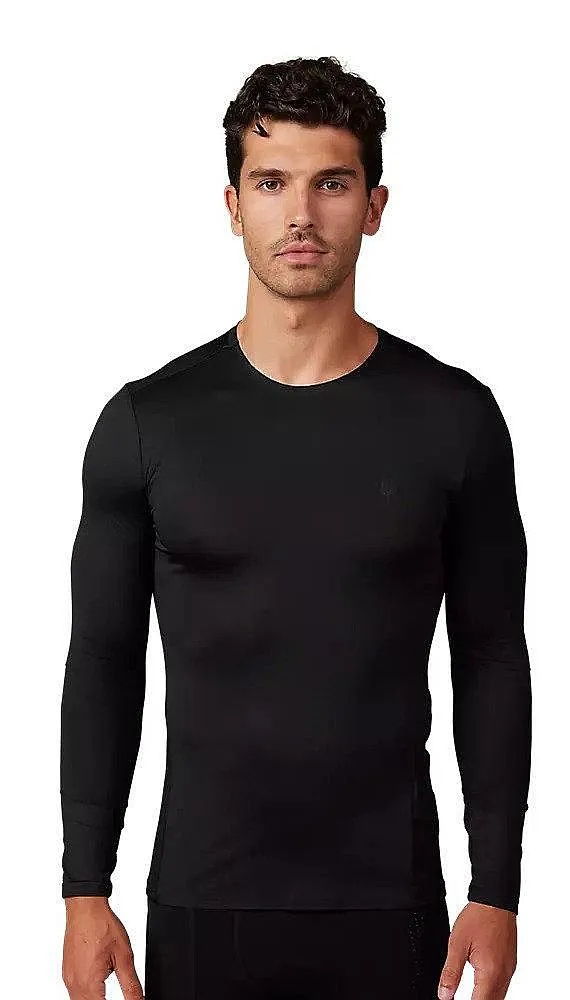 camisa Fox Tecbase LS - Black - men´s