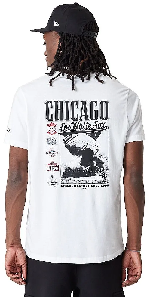 camisa New Era Team Graphic BP MLB Chicago White Sox - White/Black - men´s