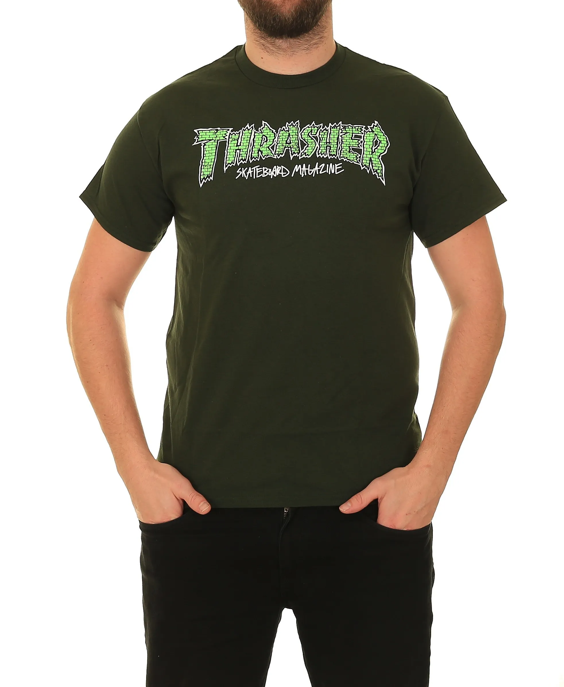 camisa Thrasher Brick - Forest Green - men´s