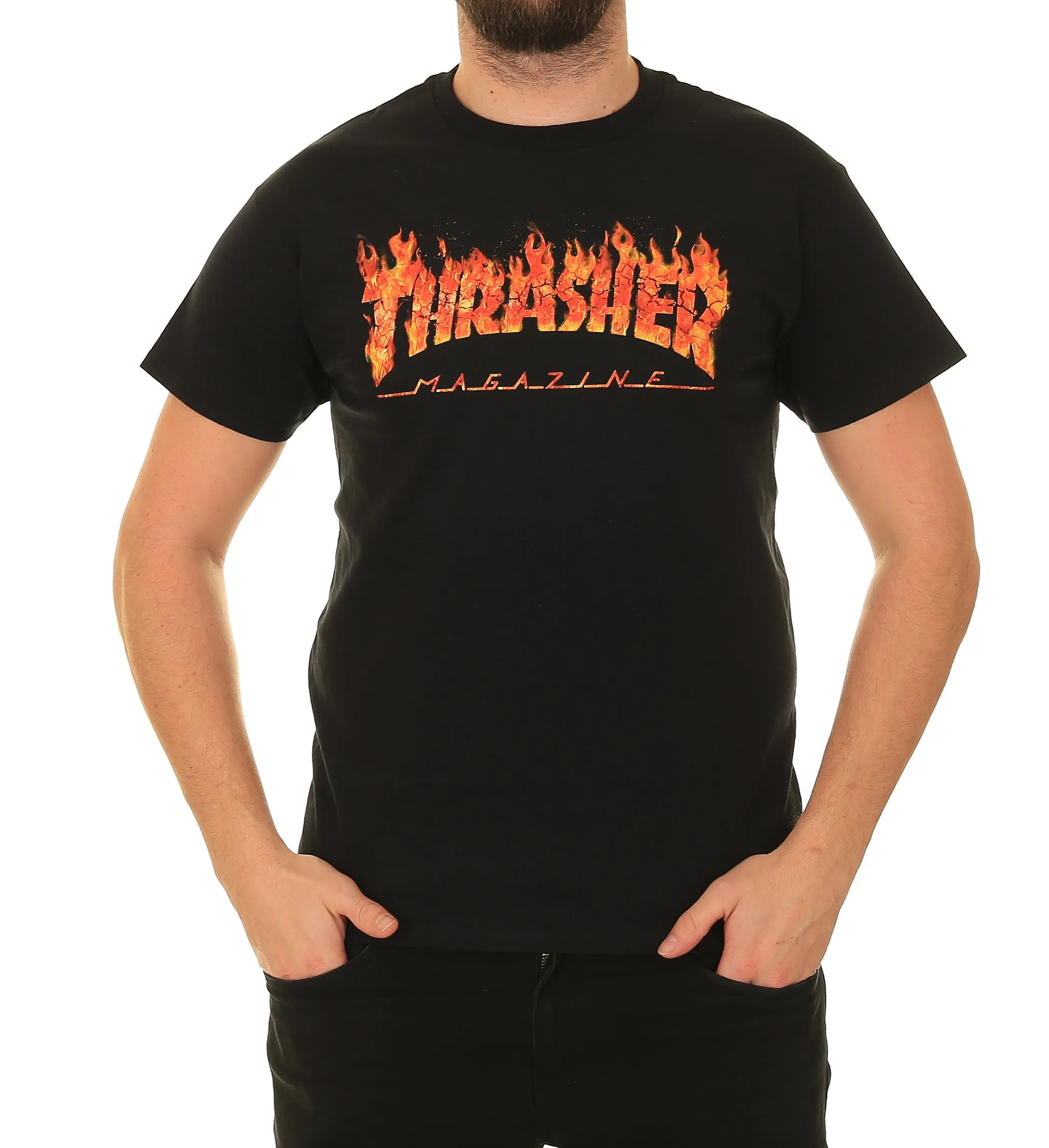 camisa Thrasher Inferno - Black - men´s