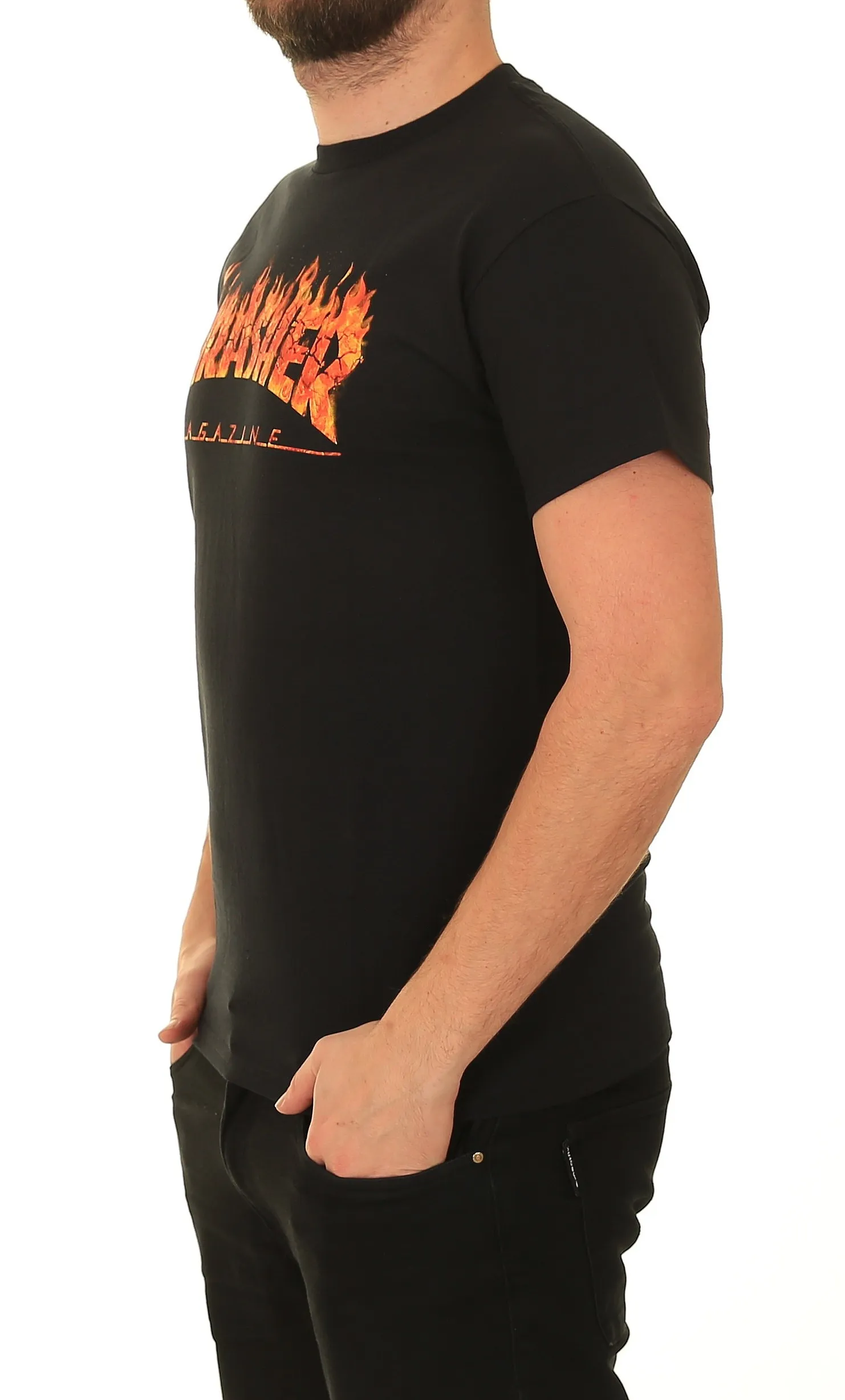 camisa Thrasher Inferno - Black - men´s