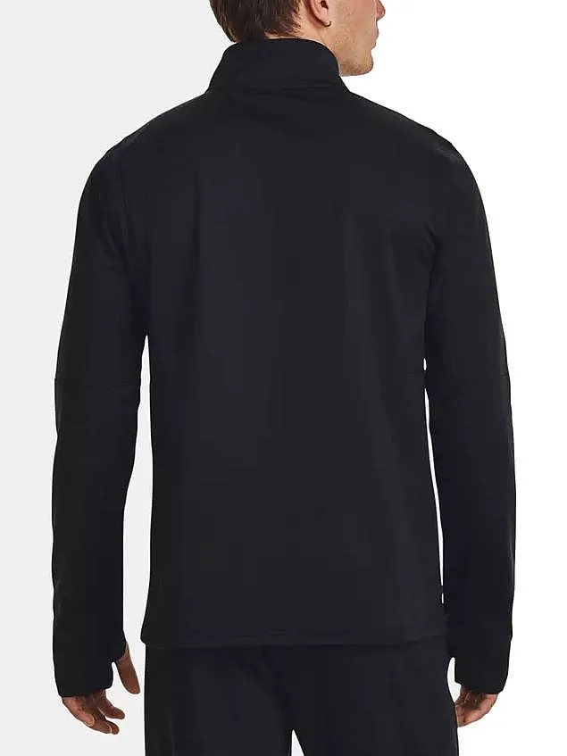 camisa Under Armour Challenger Midlayer LS - Black/White - men´s