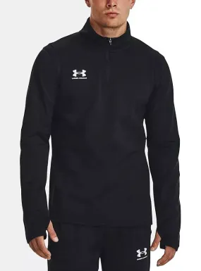 camisa Under Armour Challenger Midlayer LS - Black/White - men´s