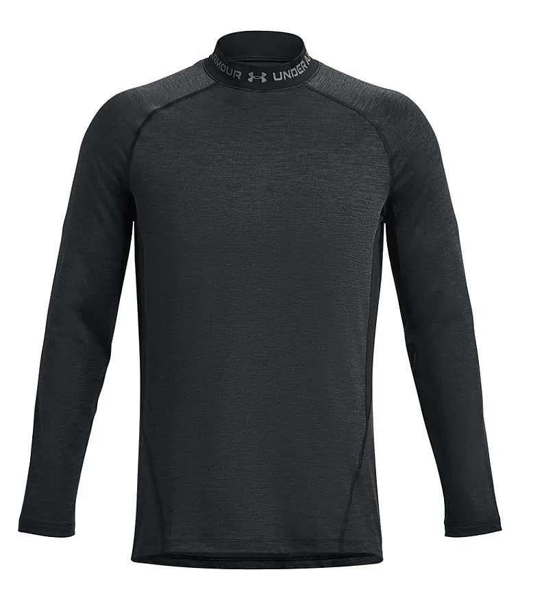 camisa Under Armour ColdGear Armour Twist Mock LS - Black/Pitch Gray - men´s