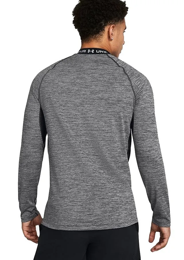 camisa Under Armour ColdGear Armour Twist Mock LS - Mod Gray/Gray - men´s