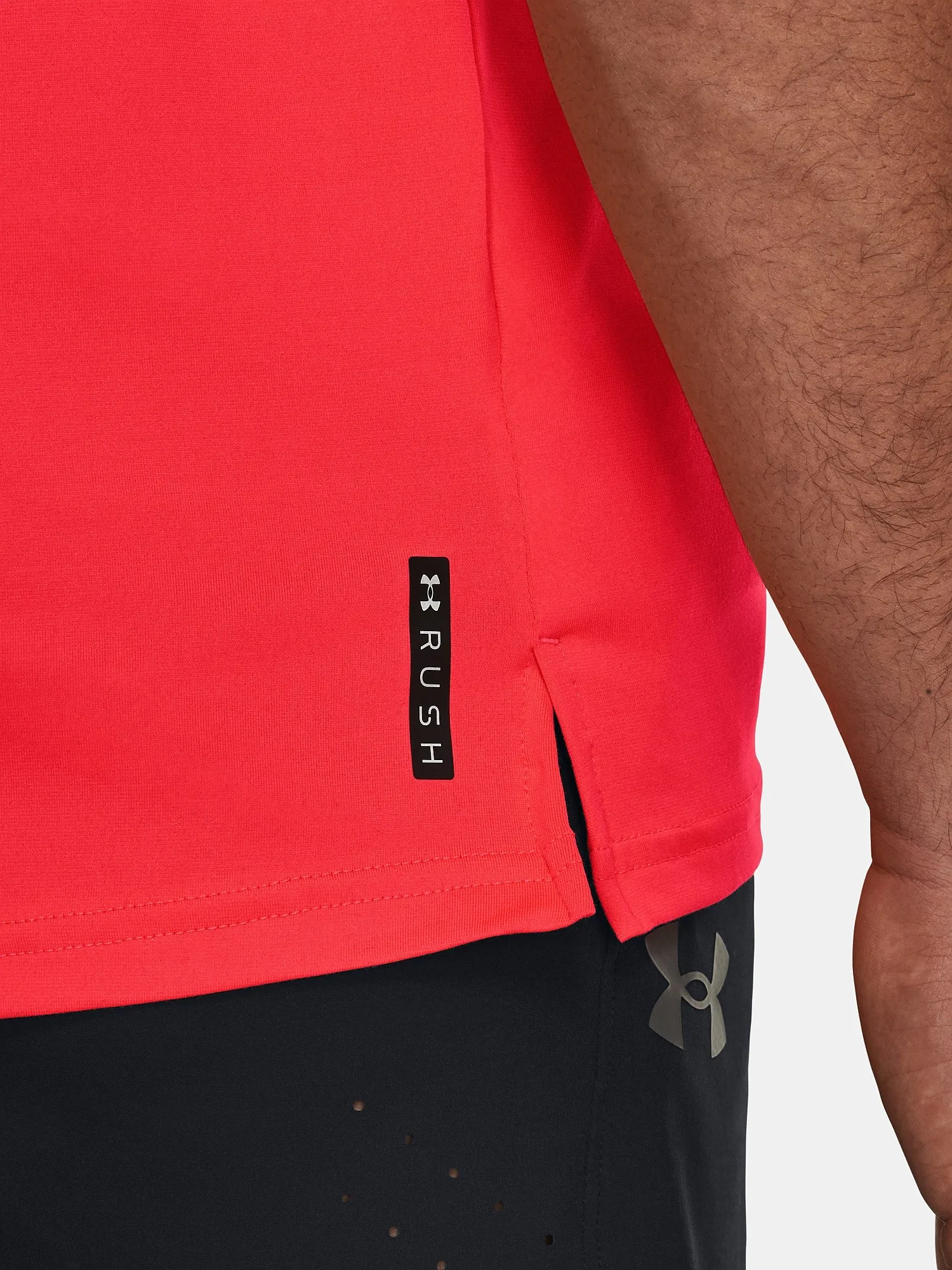 camisa Under Armour Rush Energy - Beta/Black - men´s