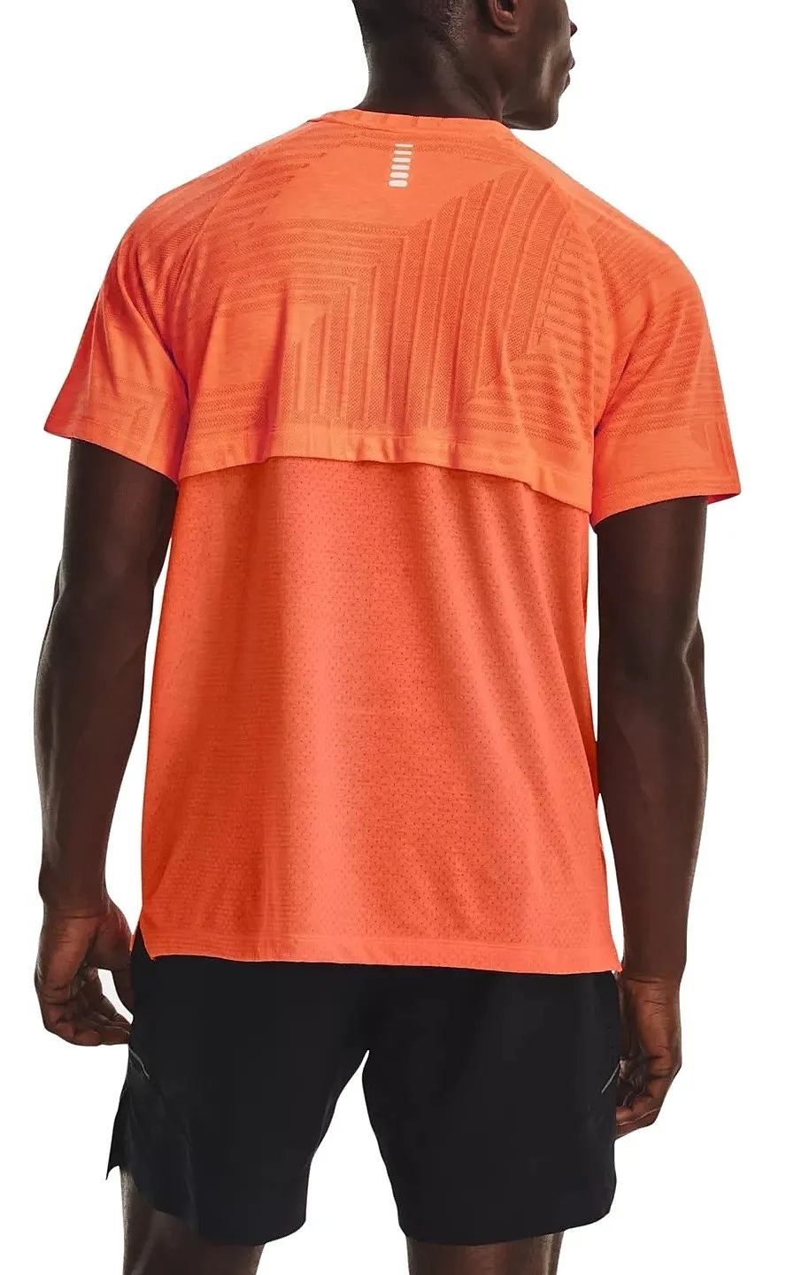 camisa Under Armour Streaker Deco Diamond - Orange Blast/Frosted Orange - men´s