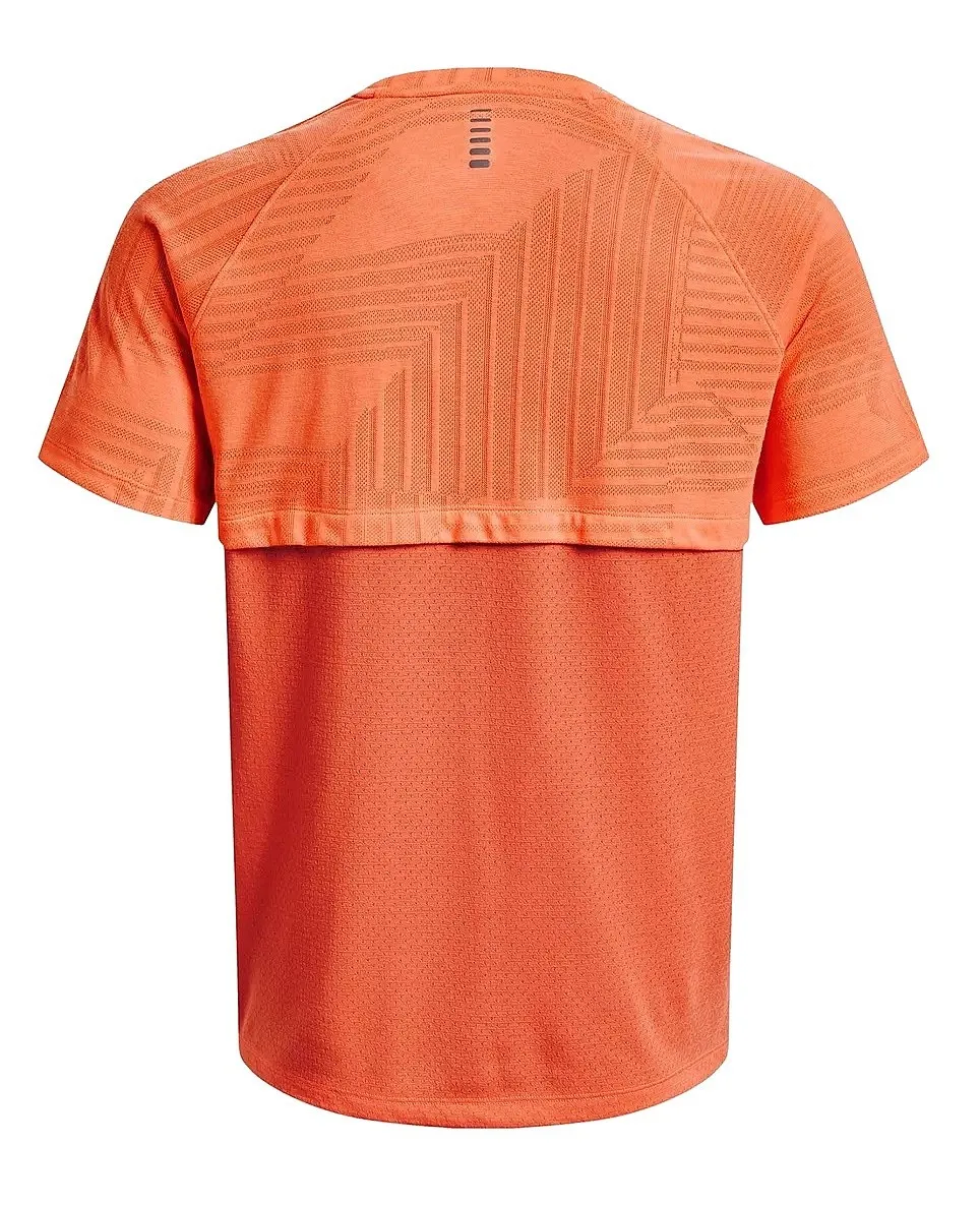 camisa Under Armour Streaker Deco Diamond - Orange Blast/Frosted Orange - men´s