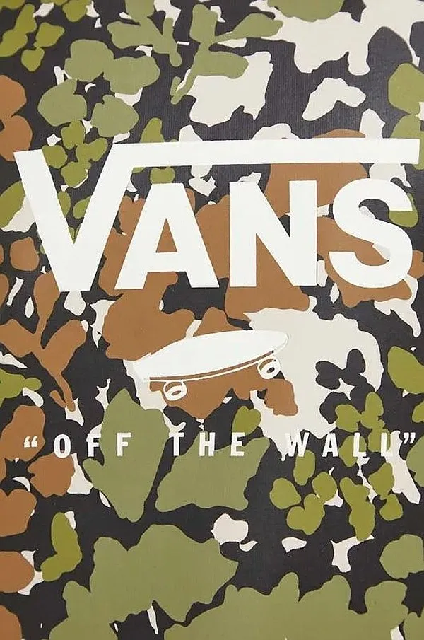 camisa Vans Camo Wash Box Fill Crew - Camo Floral Loden Green - women´s