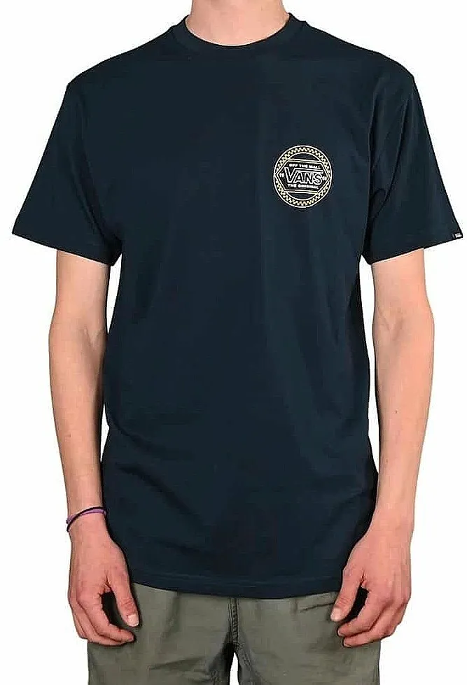 camisa Vans Circle Checker Drop V - Navy - men´s