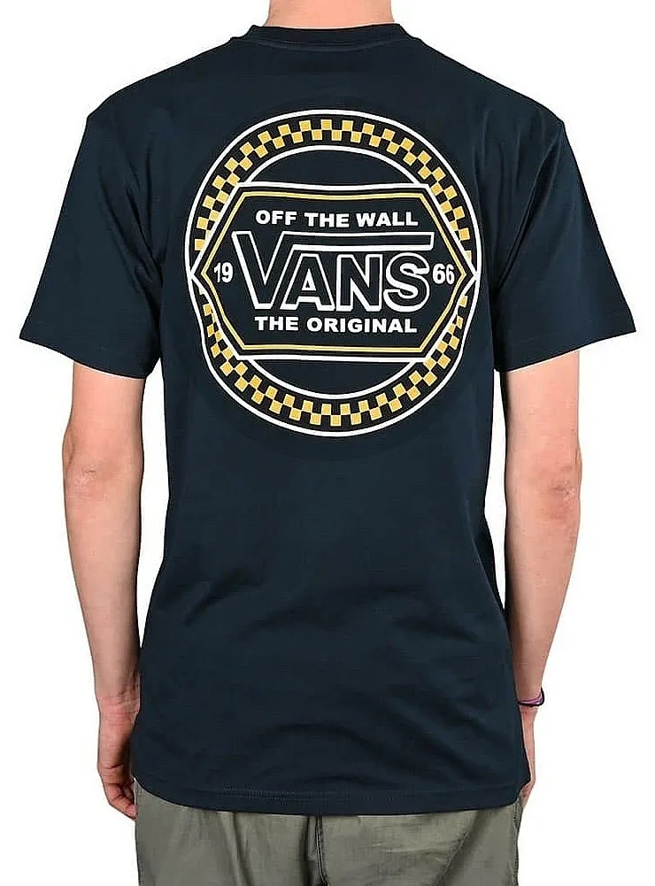 camisa Vans Circle Checker Drop V - Navy - men´s