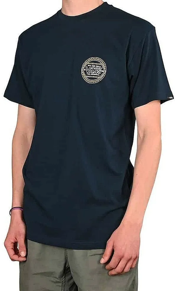 camisa Vans Circle Checker Drop V - Navy - men´s