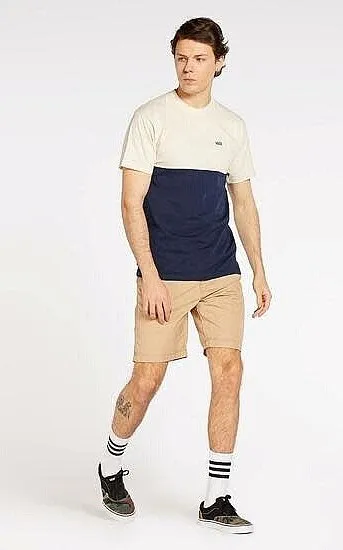 camisa Vans Colorblock - Dress Blues/Antique White - men´s