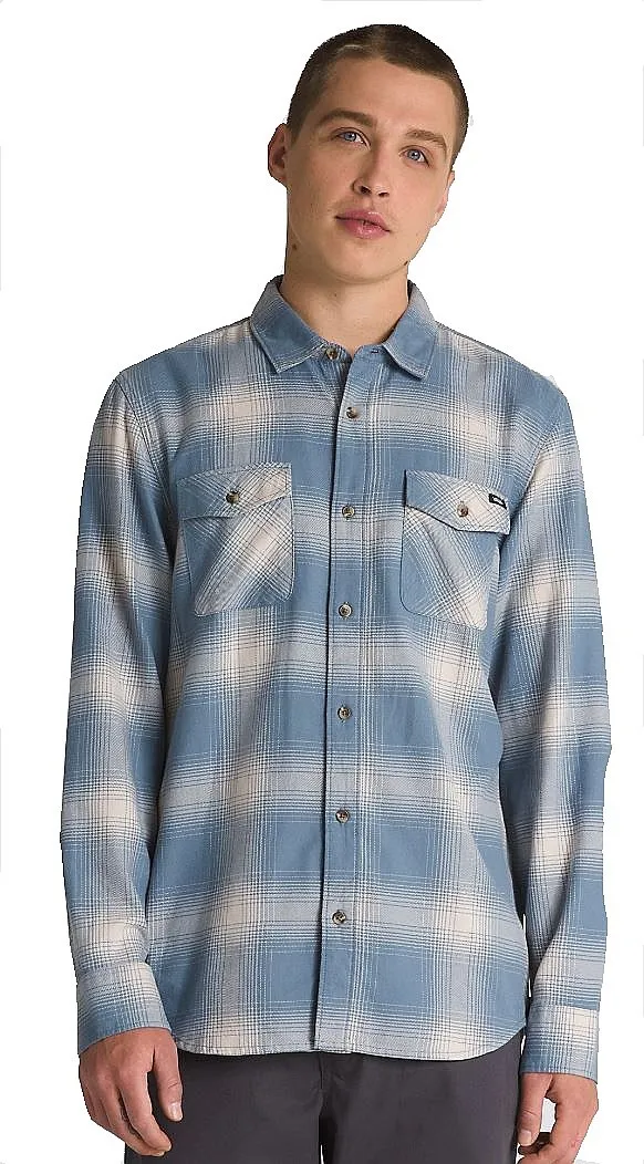 camisa Vans Monterey III LS - Blue Mirage/Oatmeal - men´s