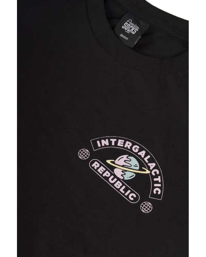 CAMISETA AMERICAN SOCKS NEGRA SPACE CADET TEE