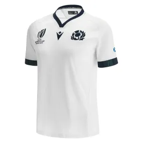 Camiseta Rugby Hombre Macron Escocia 2023-2024 Visita Blanca