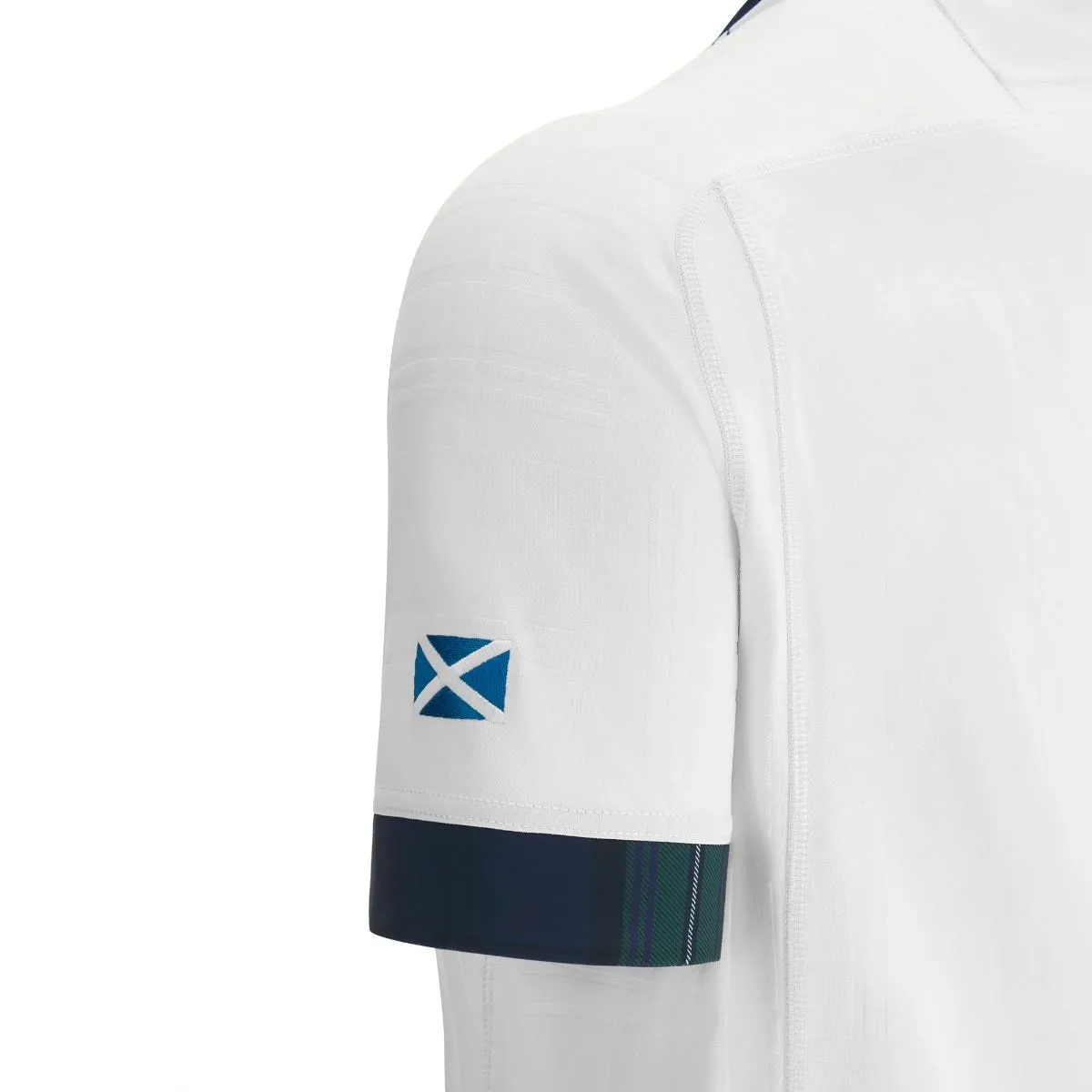 Camiseta Rugby Hombre Macron Escocia 2023-2024 Visita Blanca