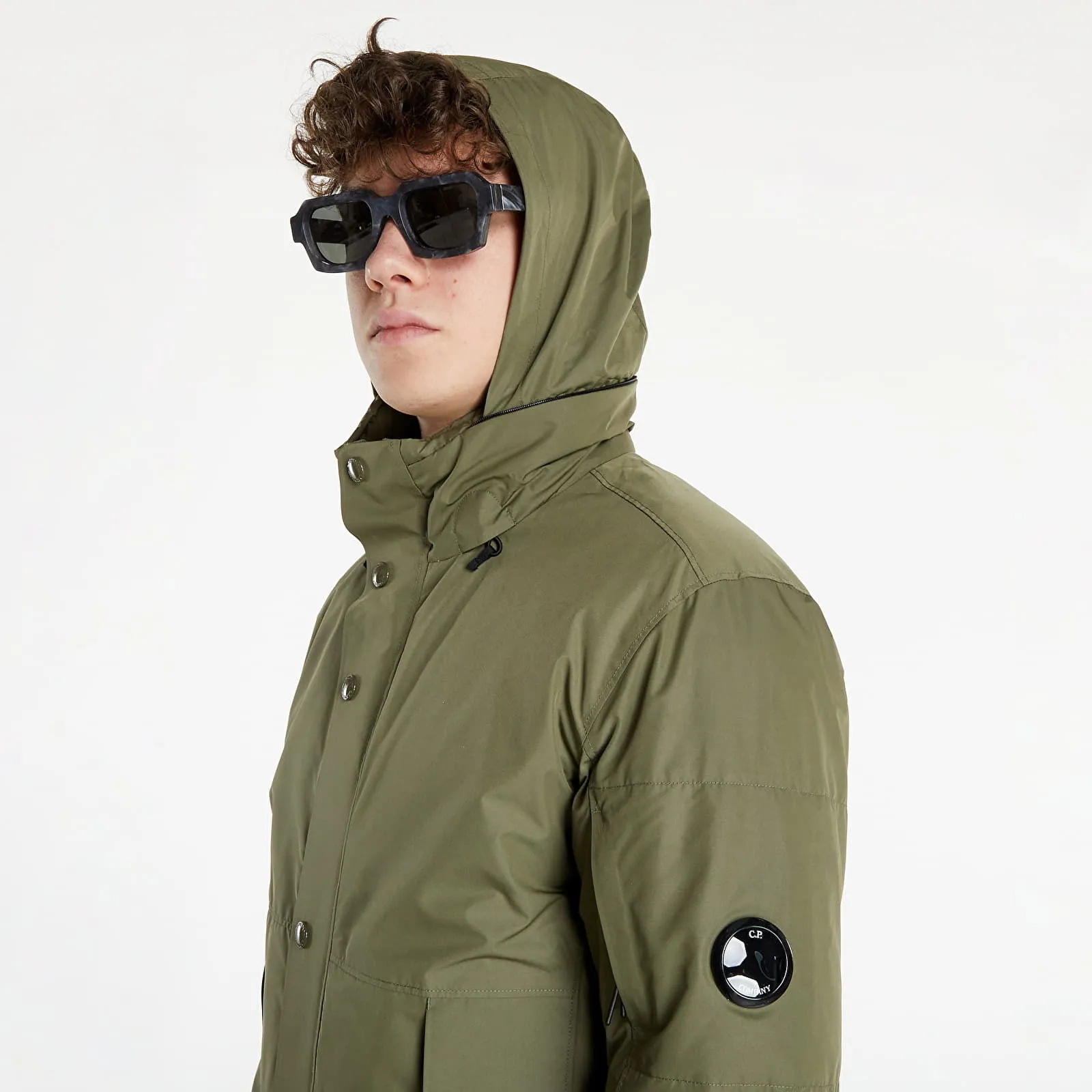 C.P. Company Micro-M Down Stand Collar Jacket