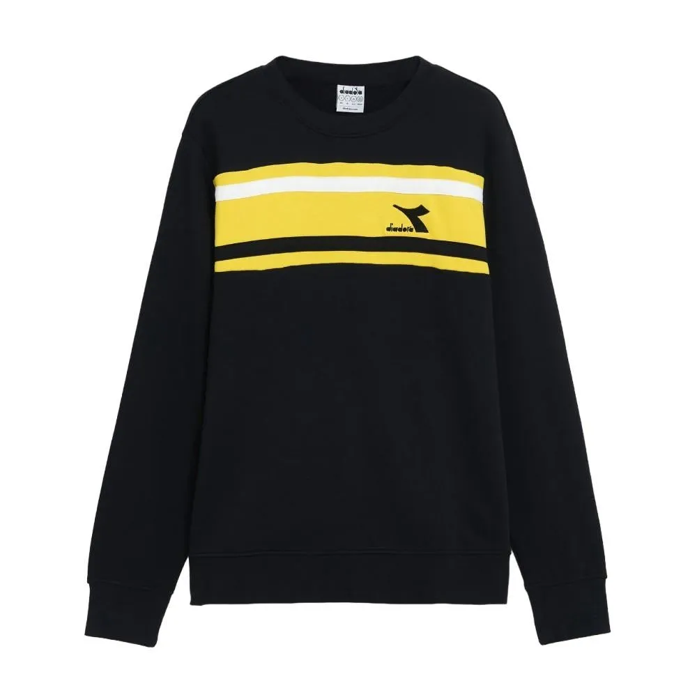 Diadora Sueter Masculino Sweatshirt Crew Slam Black