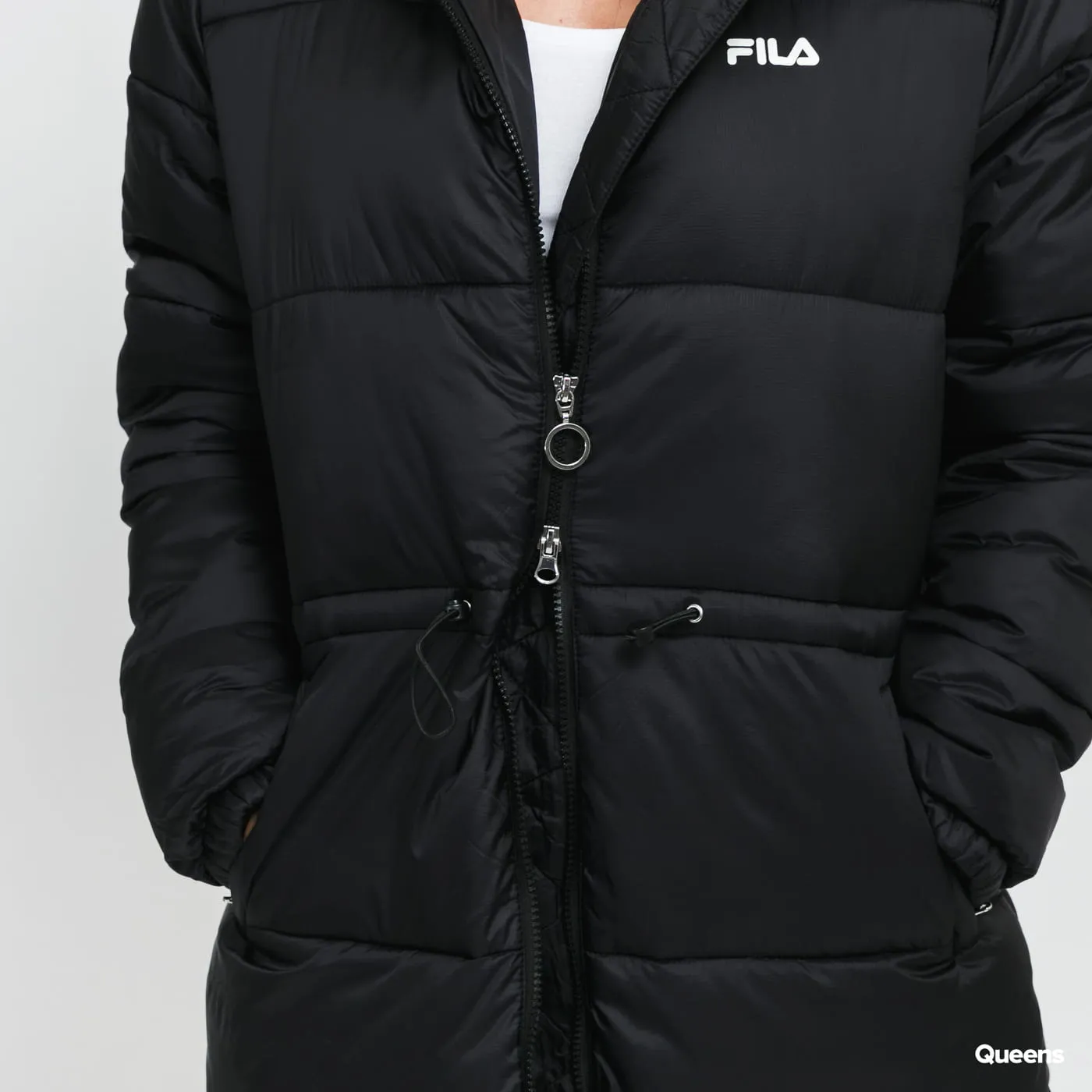 FILA Long Hooded Puffer Jacket