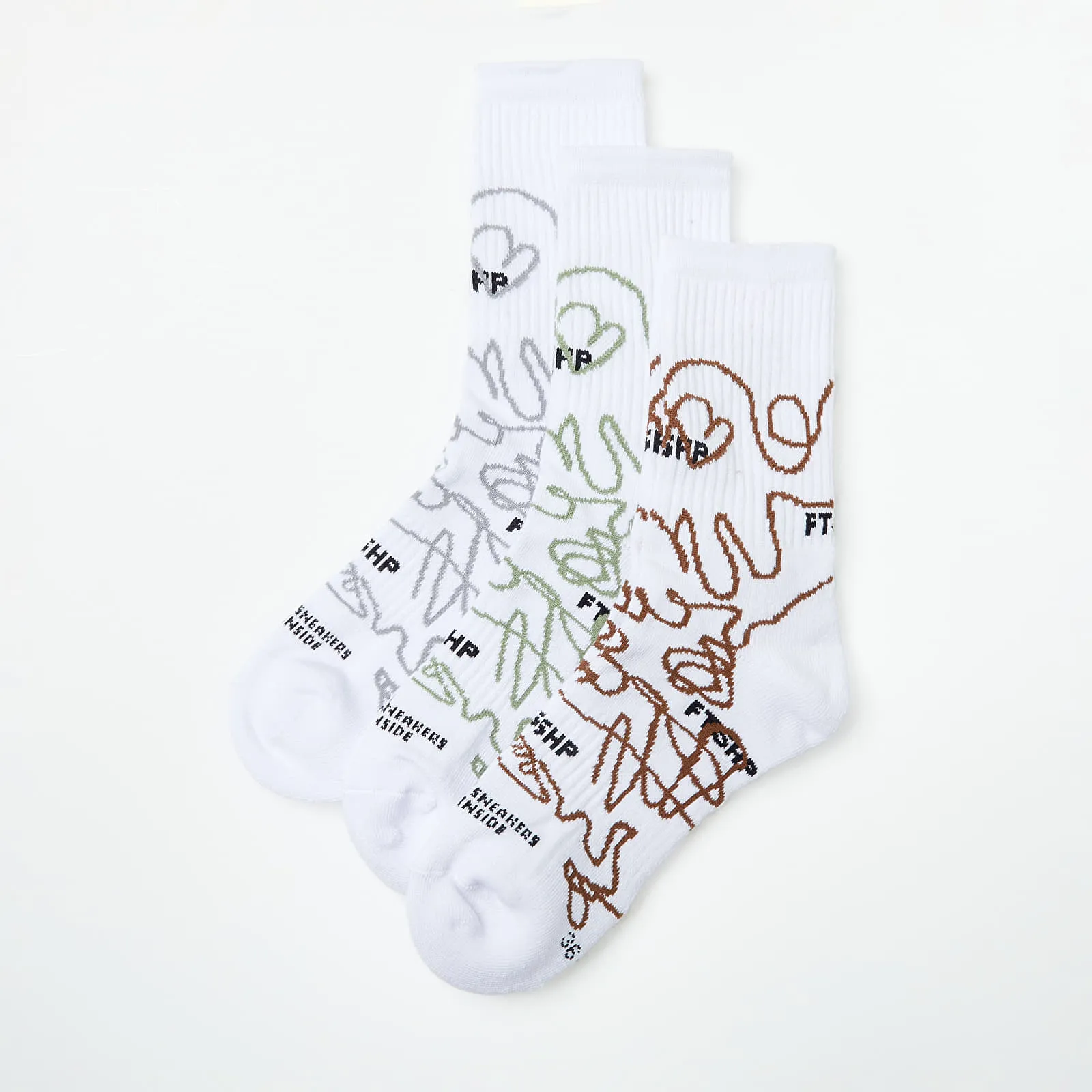 Footshop The Bubble Socks 3-Pack