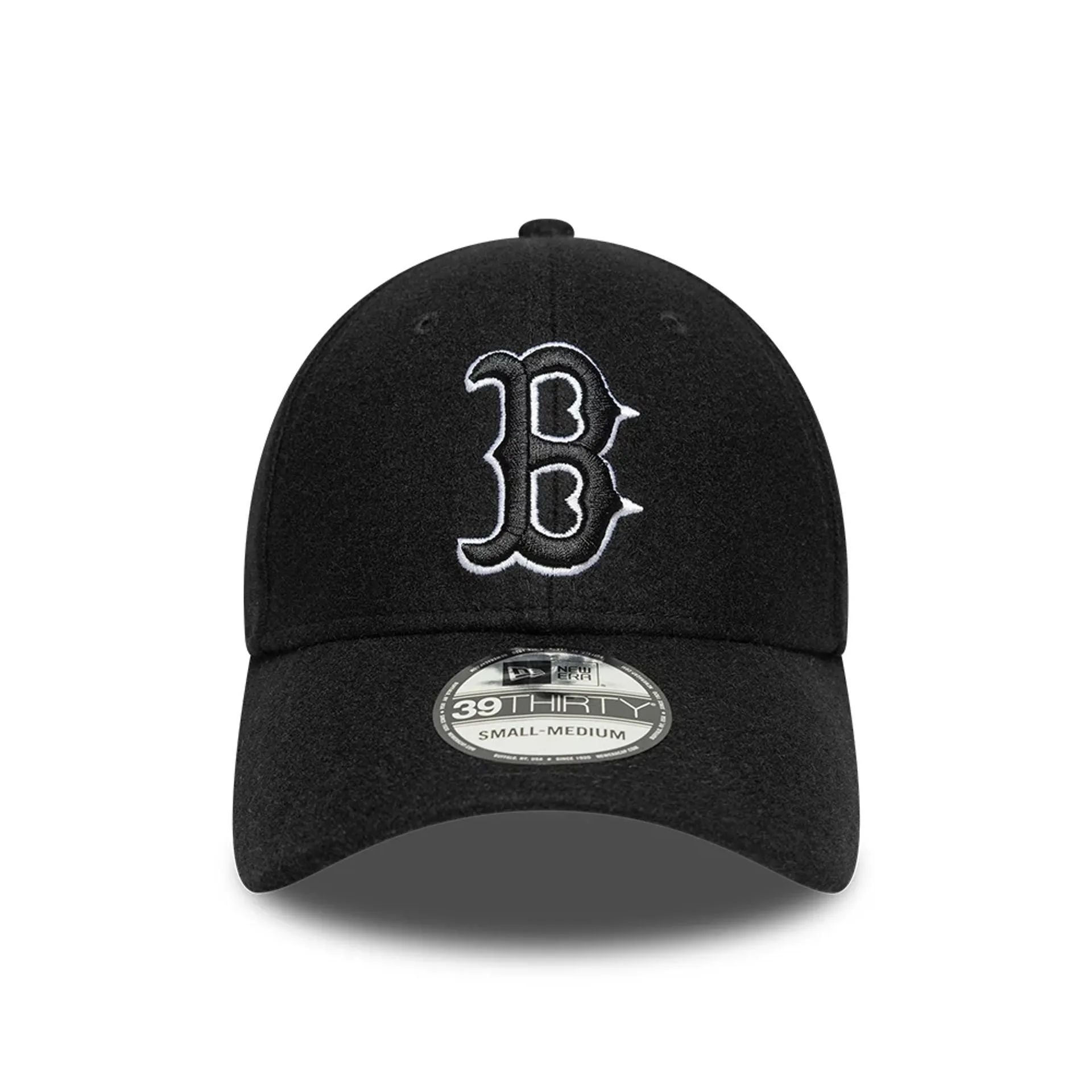 Gorra Boston Red Sox Melton Wool Negro 39THIRTY Stretch-Fit Negro