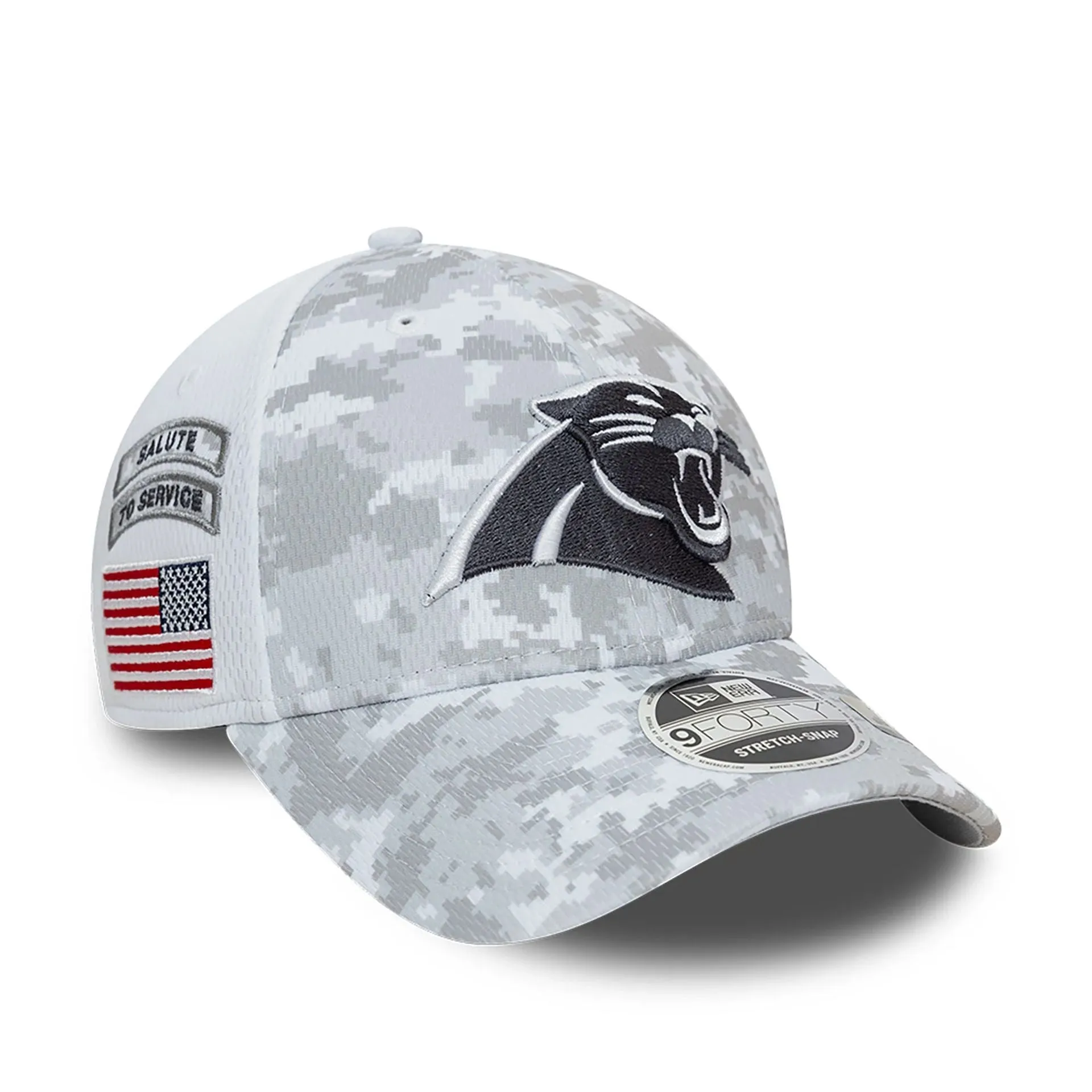 Gorra Carolina Panthers NFL Salute To Service 2024 9FORTY Stretch Snap 