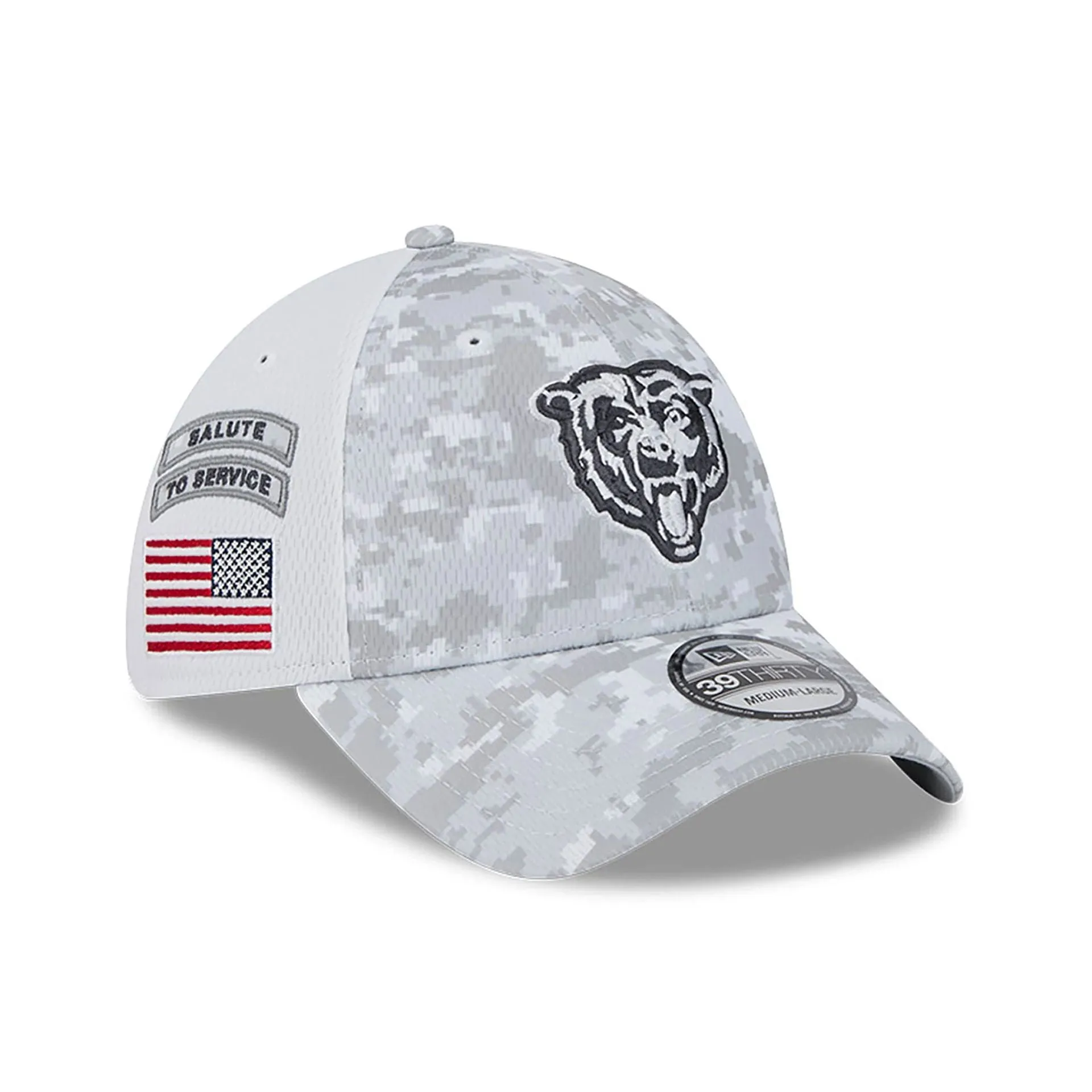 Gorra Chicago Bears NFL Salute To Service 2024 39THIRTY Stretch Fit