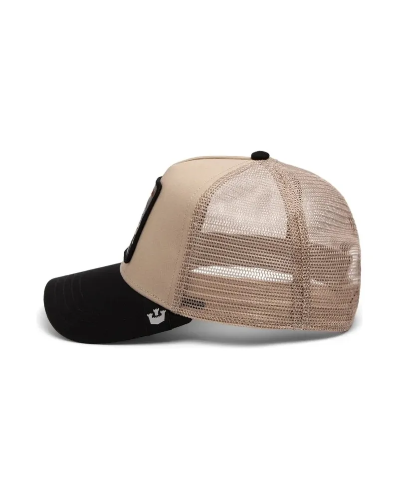 GORRA GOORIN BROS BEIGE VIVORE THE VICIOUS SNAKE TRUCKER CAP