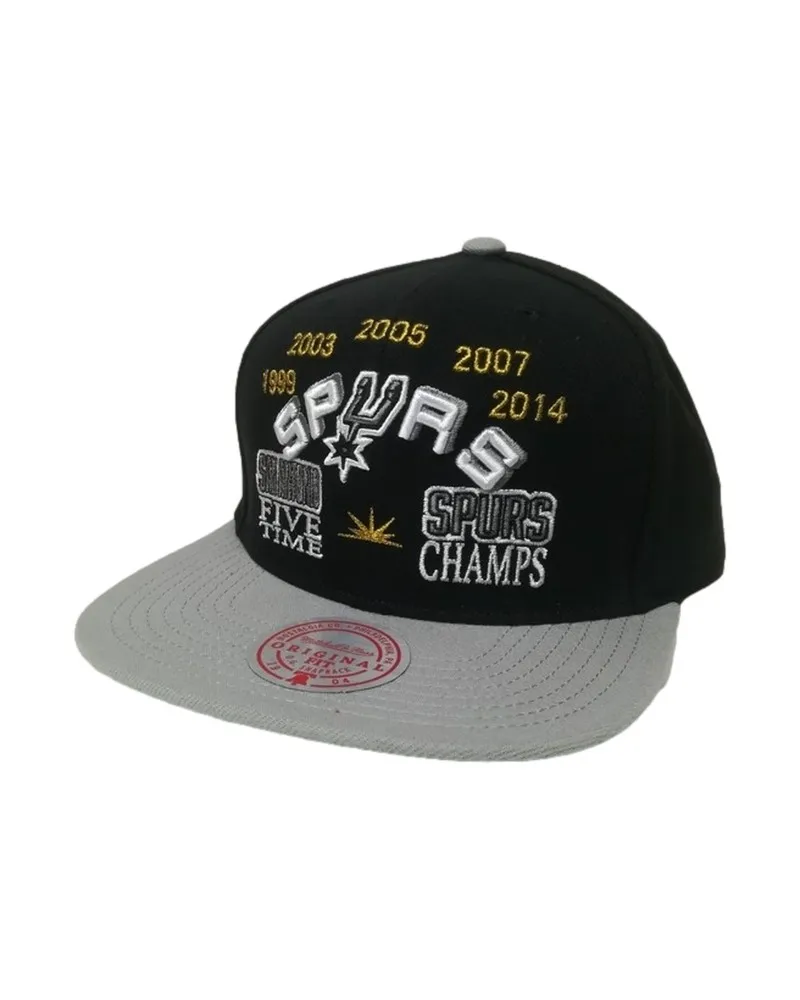 GORRA MITCHELL & NESS NEGRA SPURS CHAMP IS HERE SNAPBACK