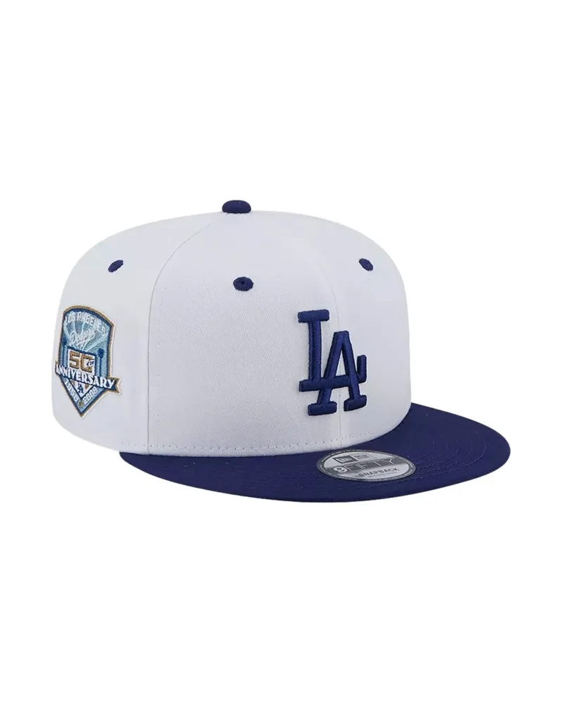 GORRA NEW ERA BLANCA DODGERS WHITE CROWN 9FIFTY LOSDOD