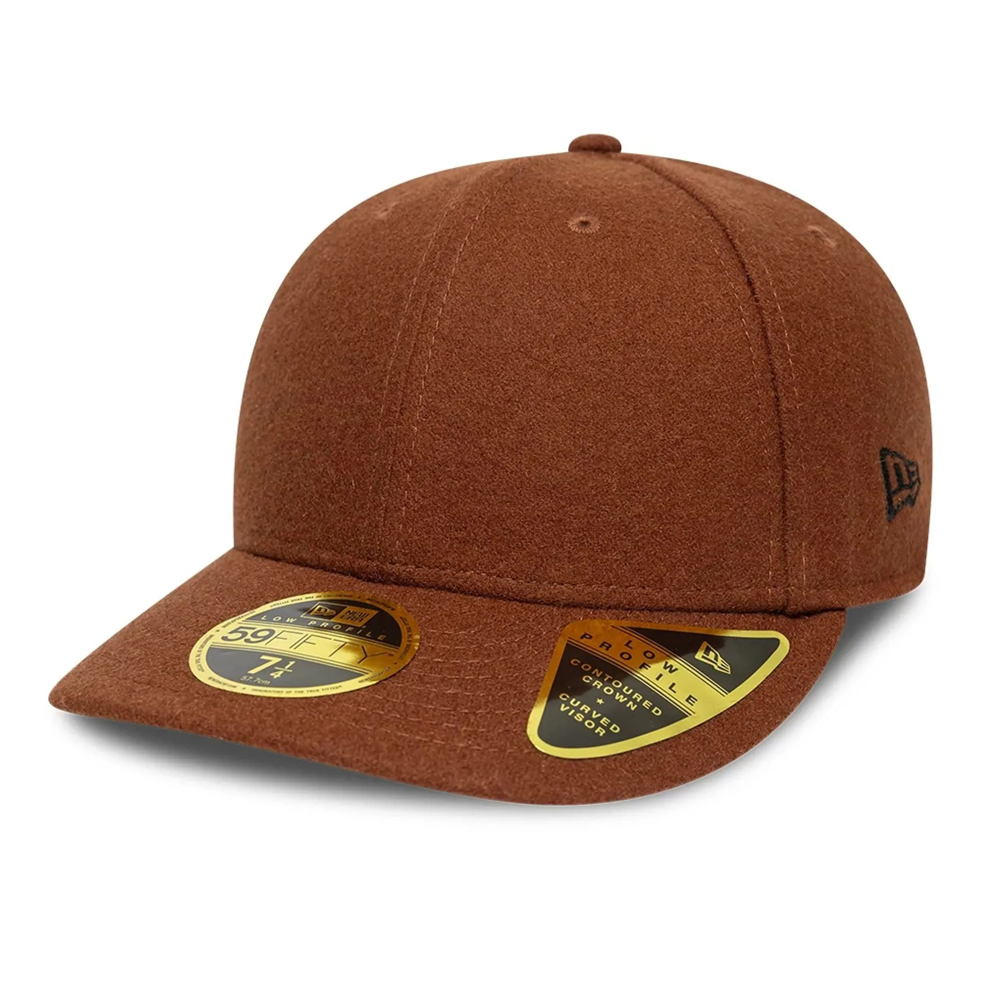 Gorra New Era Melton Wool Low Profile 59FIFTY Fitted Marrón