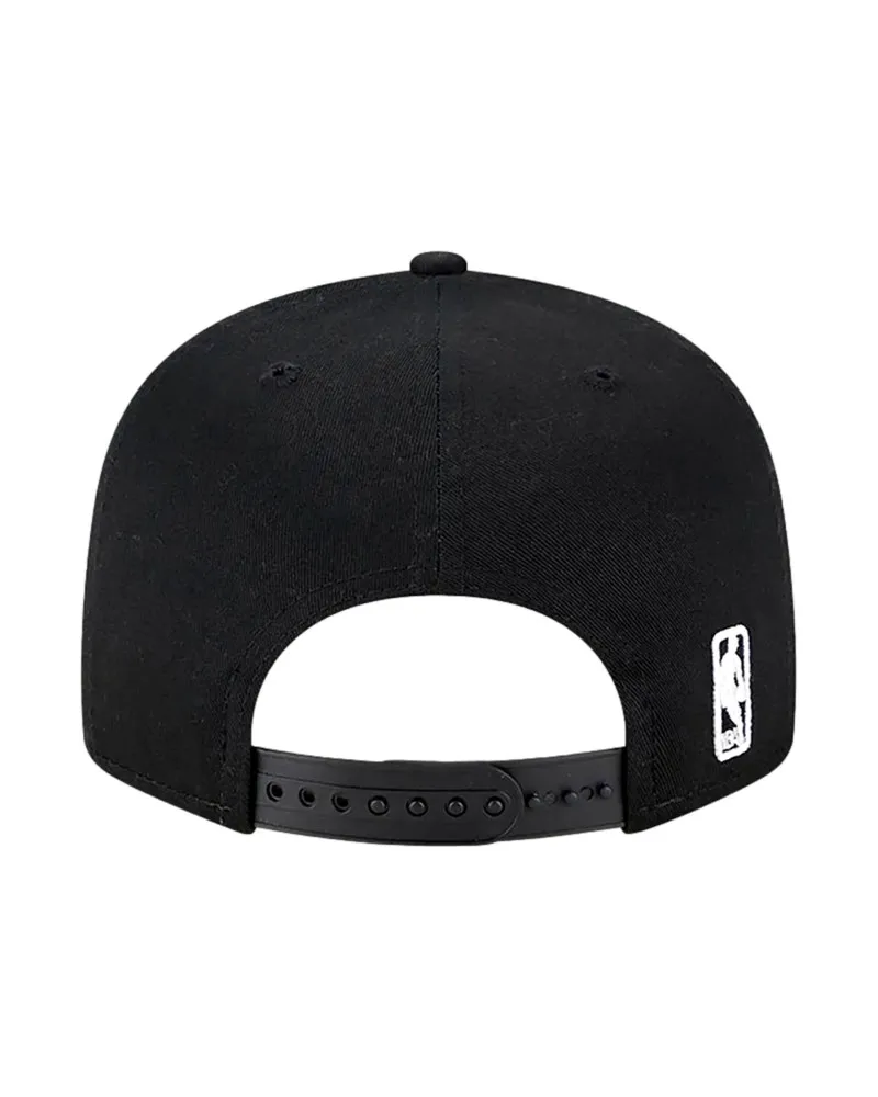 GORRA NEW ERA NEGRA BULLS SPLIT LOGO 9FIFTY CHIBUL