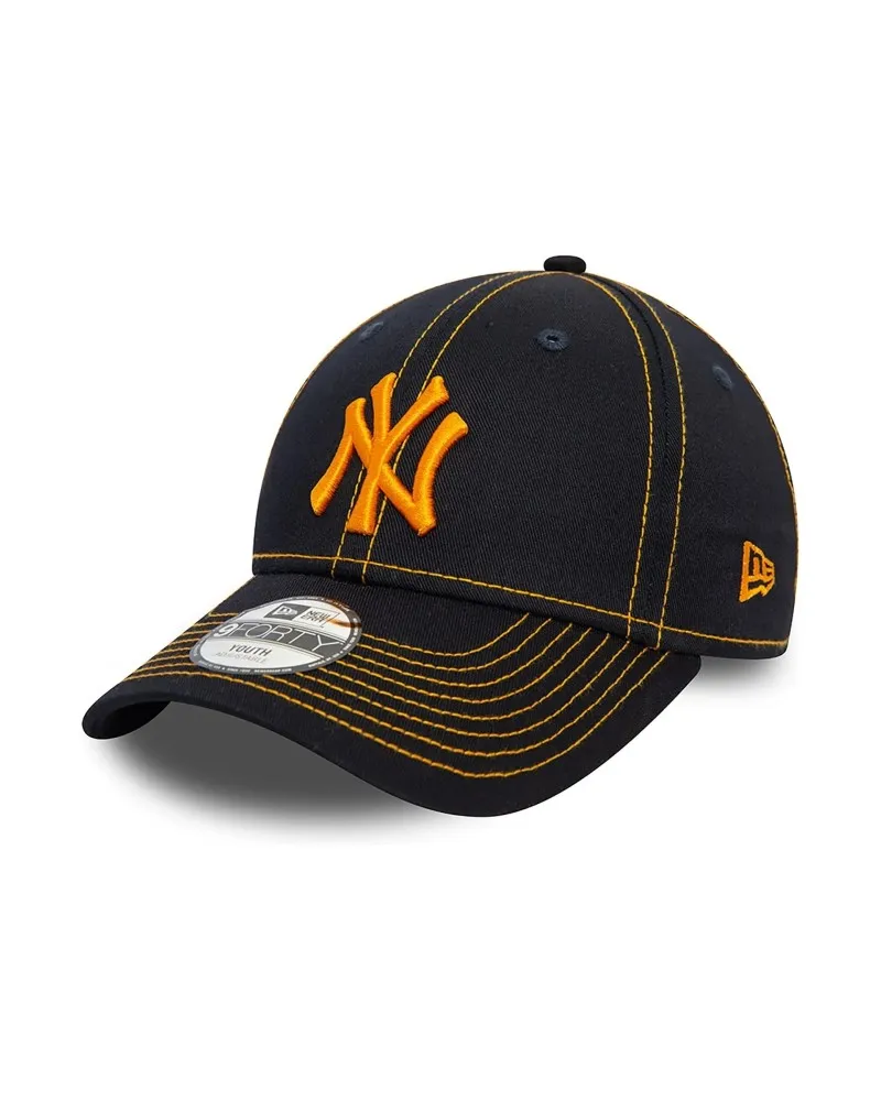 GORRA NEW ERA NEGRA YANKEES YOUTH LEAGUE STITCH 9FORTY NEYYAN