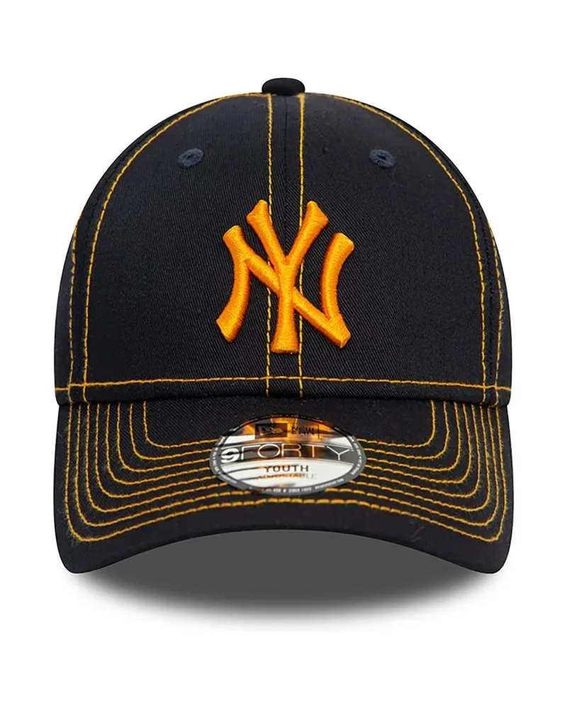 GORRA NEW ERA NEGRA YANKEES YOUTH LEAGUE STITCH 9FORTY NEYYAN