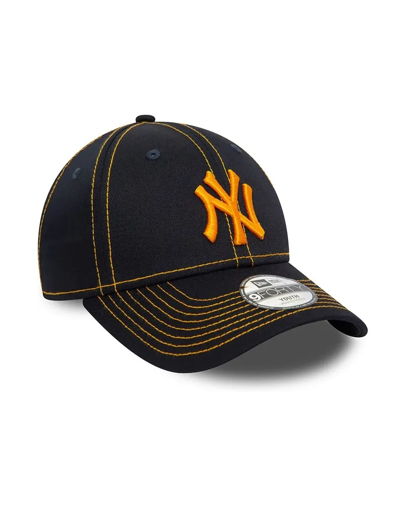 GORRA NEW ERA NEGRA YANKEES YOUTH LEAGUE STITCH 9FORTY NEYYAN